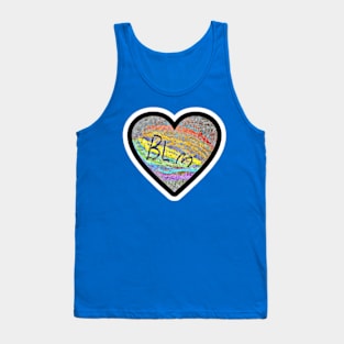 BLM 🖤 Pride - Double Sticker Black - Back Tank Top